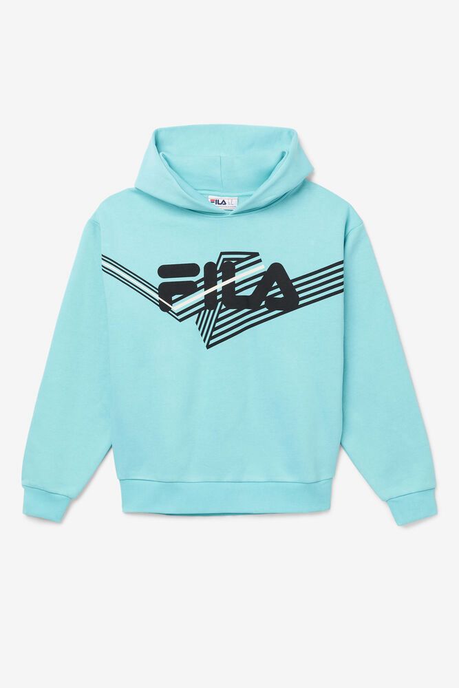 Fila Hoodie Mens Blue - Waldo - Philippines 2856103-FQ